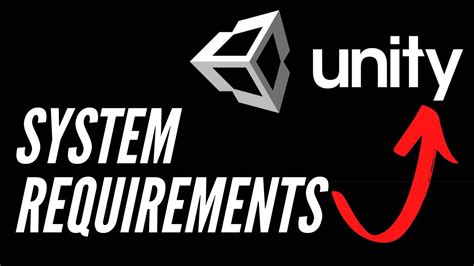 unity engine requirements